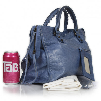 Balenciaga Chevre City Cornflower Bleu 2 of 10