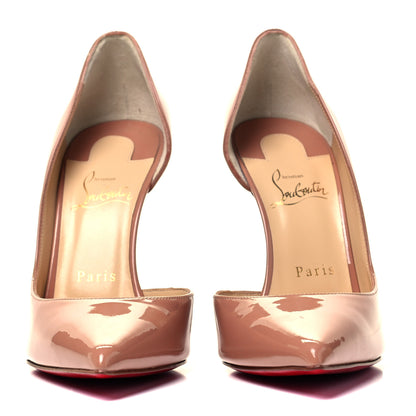 Christian Louboutin Patent Iriza 100 Pumps 39 Nude 2 of 7