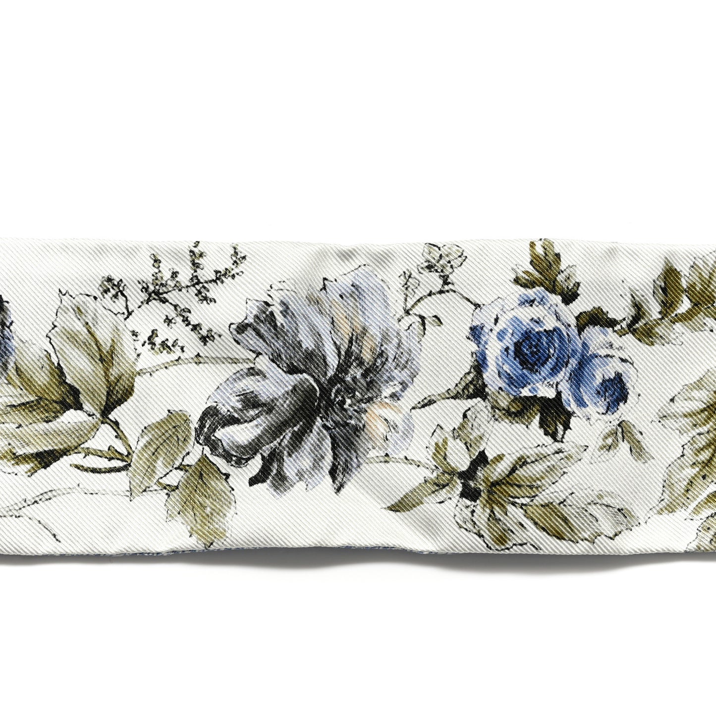 Silk Twill D-Floral Mitzah Scarf