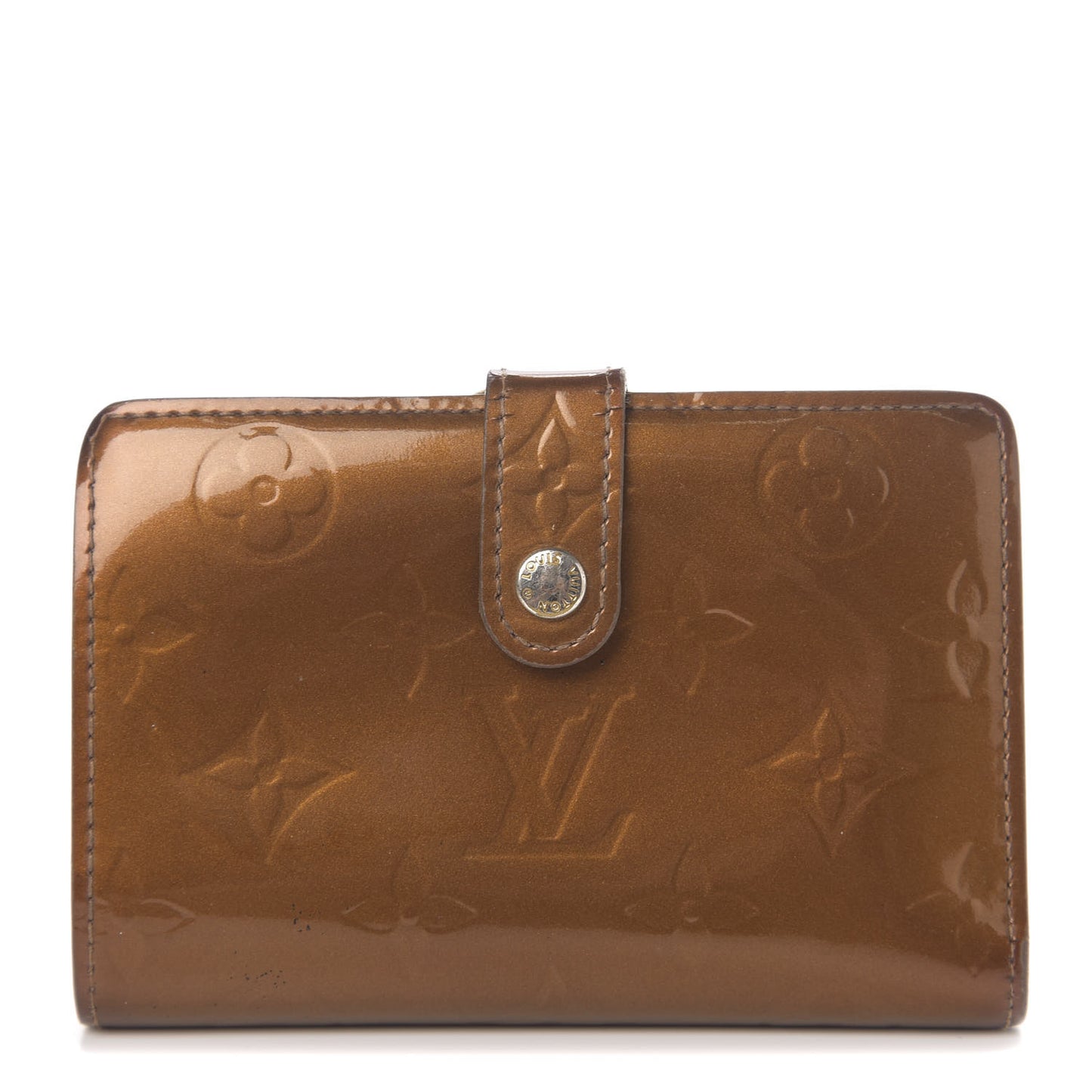 Vernis French Purse Wallet Bronze
