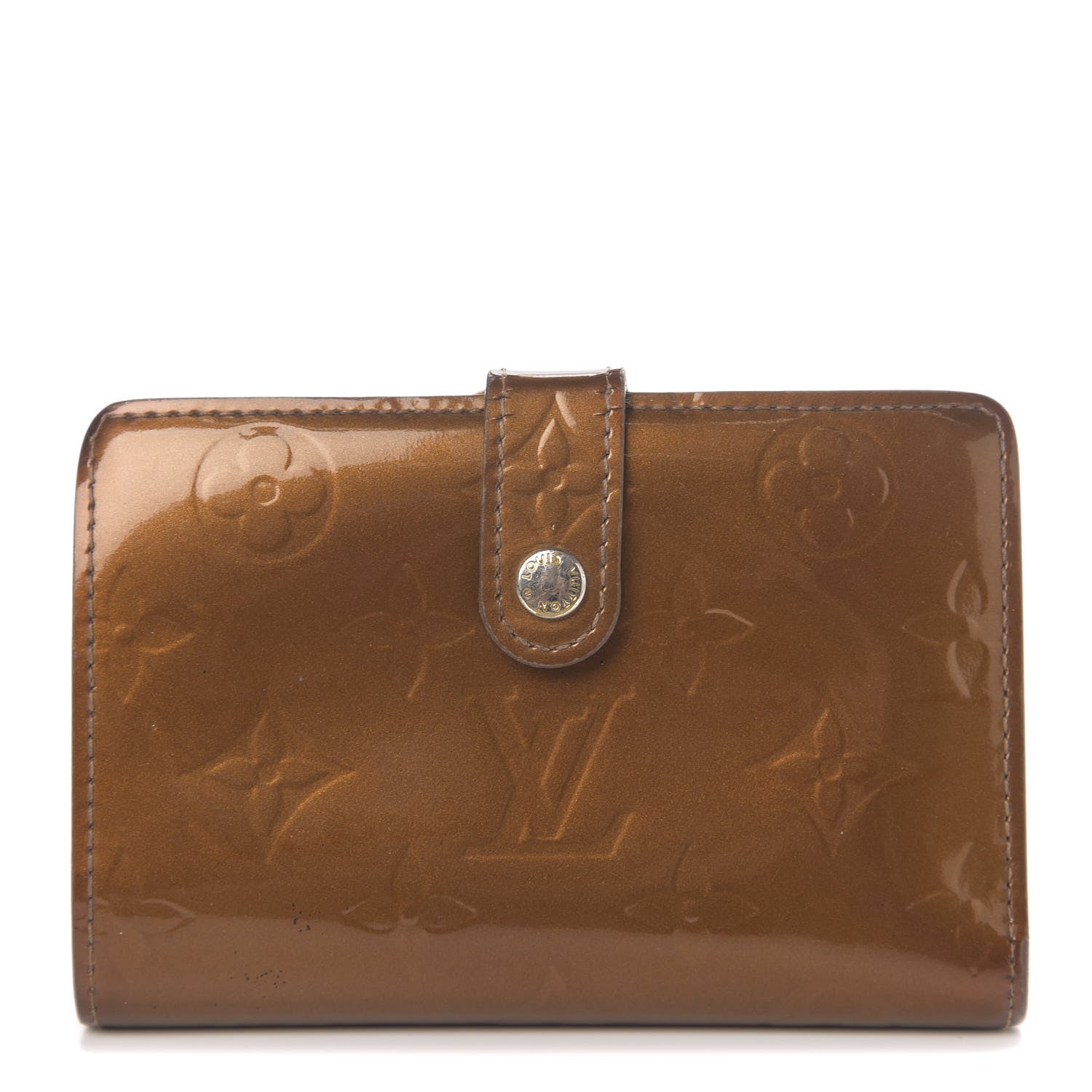 Louis Vuitton Vernis French Purse Wallet Bronze 1 of 12