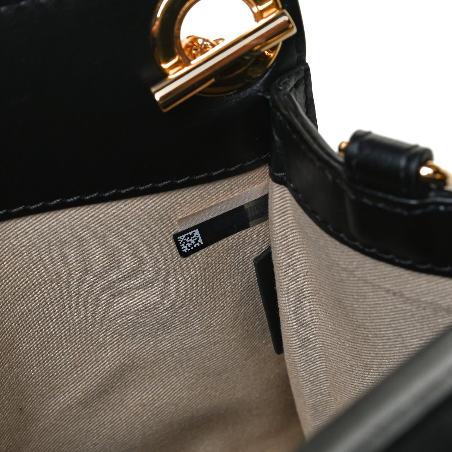 Chloe Shiny Calfskin Mini Annie Shoulder Bag Black 5 of 11