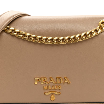 Prada Glace Calfskin Studded Crossbody Cammeo 7 of 9