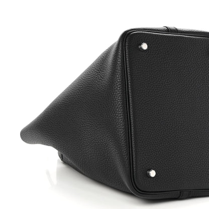 Hermes Taurillon Clemence Picotin Lock 22 MM Black 9 of 11