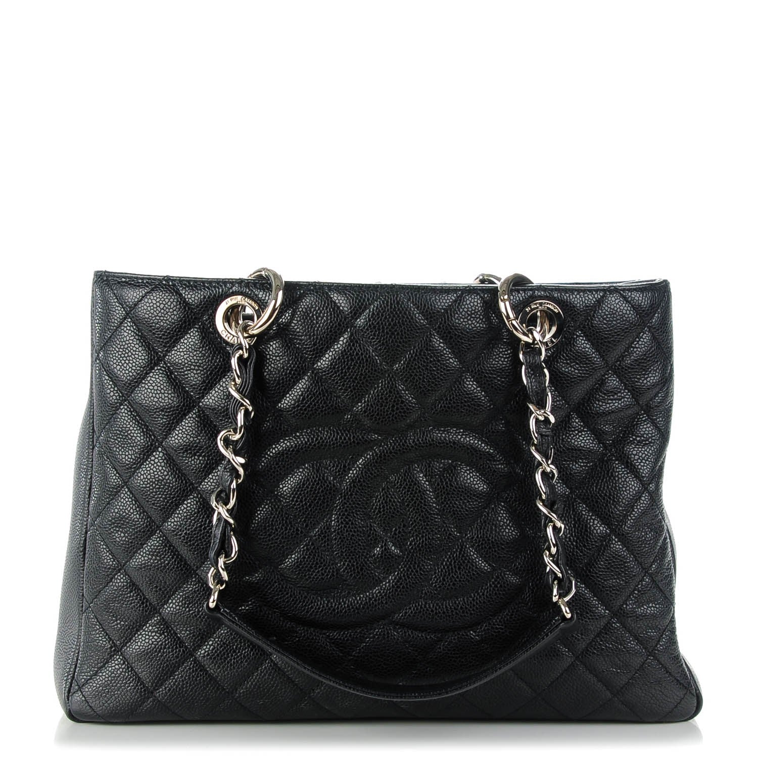 Chanel Caviar Quilted Grand Shopping Tote GST Black 1 of 7