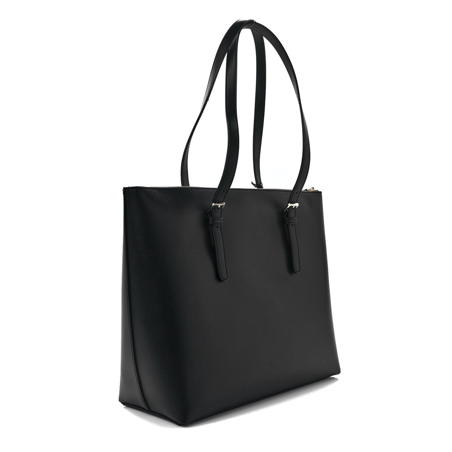 Calfskin Shopping Tote Black