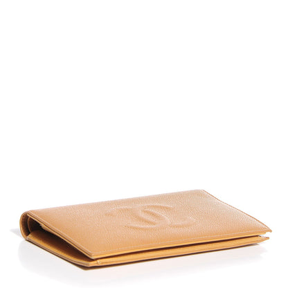 Chanel Caviar Timeless CC Yen Wallet Beige 4 of 7