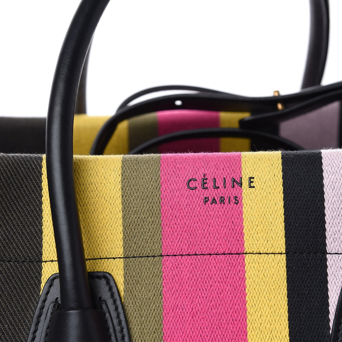 Canvas Striped Medium Phantom Luggage Multicolor