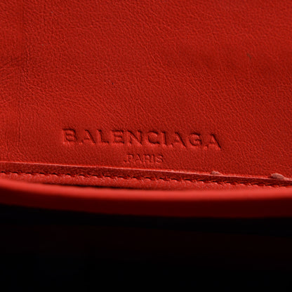 Balenciaga Chevre Classic Hardware Continental Zip Around Wallet Rouge Coquelicot 7 of 9