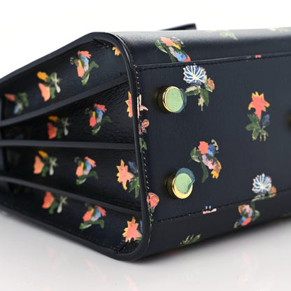 Saint Laurent Calfskin Prairie Printed Nano Sac De Jour Black 5 of 9