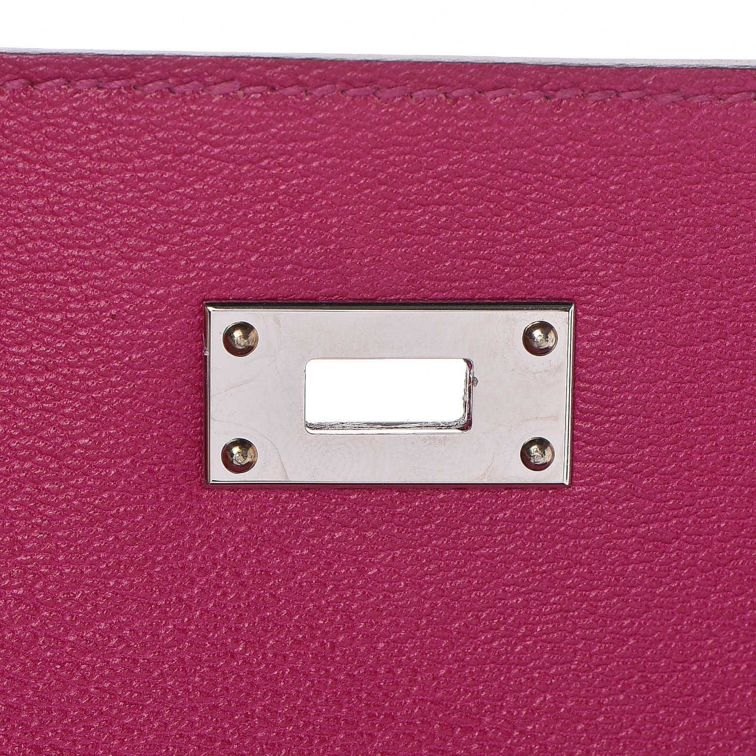 Hermes Shiny Alligator Kelly Longue Wallet Rose Scheherazade 13 of 15