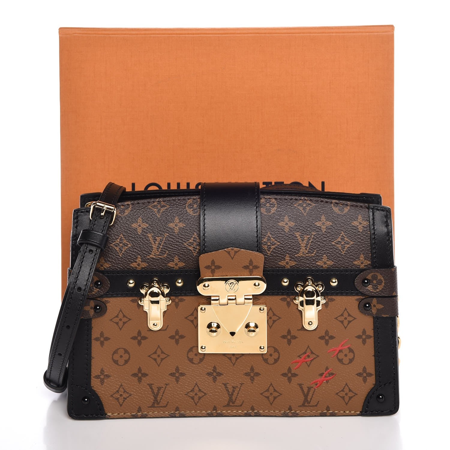 Louis Vuitton Reverse Monogram Trunk Clutch 8 of 8