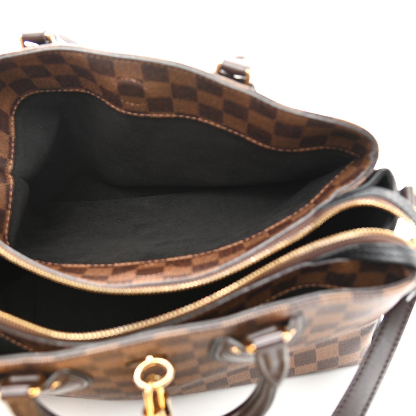 Cuir Taurillon Damier Ebene Normandy Black