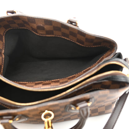 Louis Vuitton Cuir Taurillon Damier Ebene Normandy Black 6 of 8