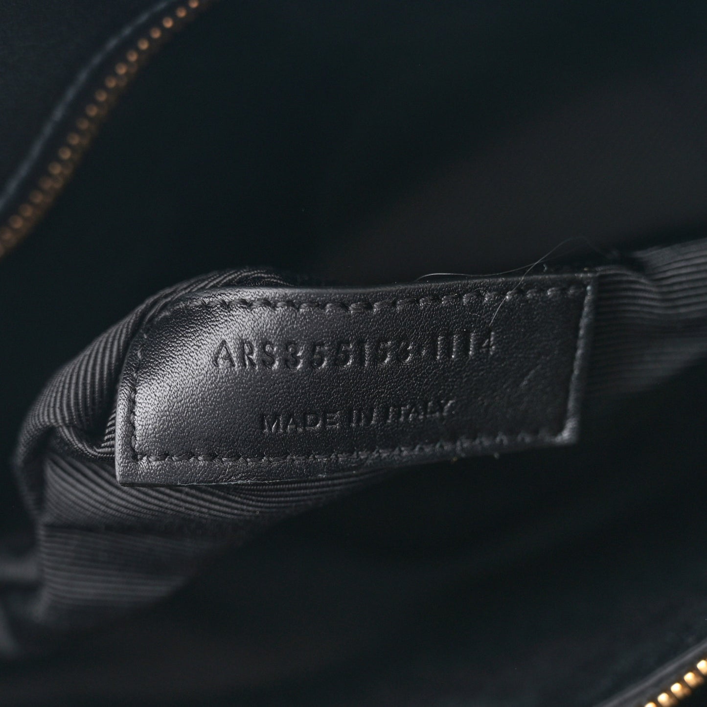 Calf Hair Leopard Print Small Sac De Jour Black