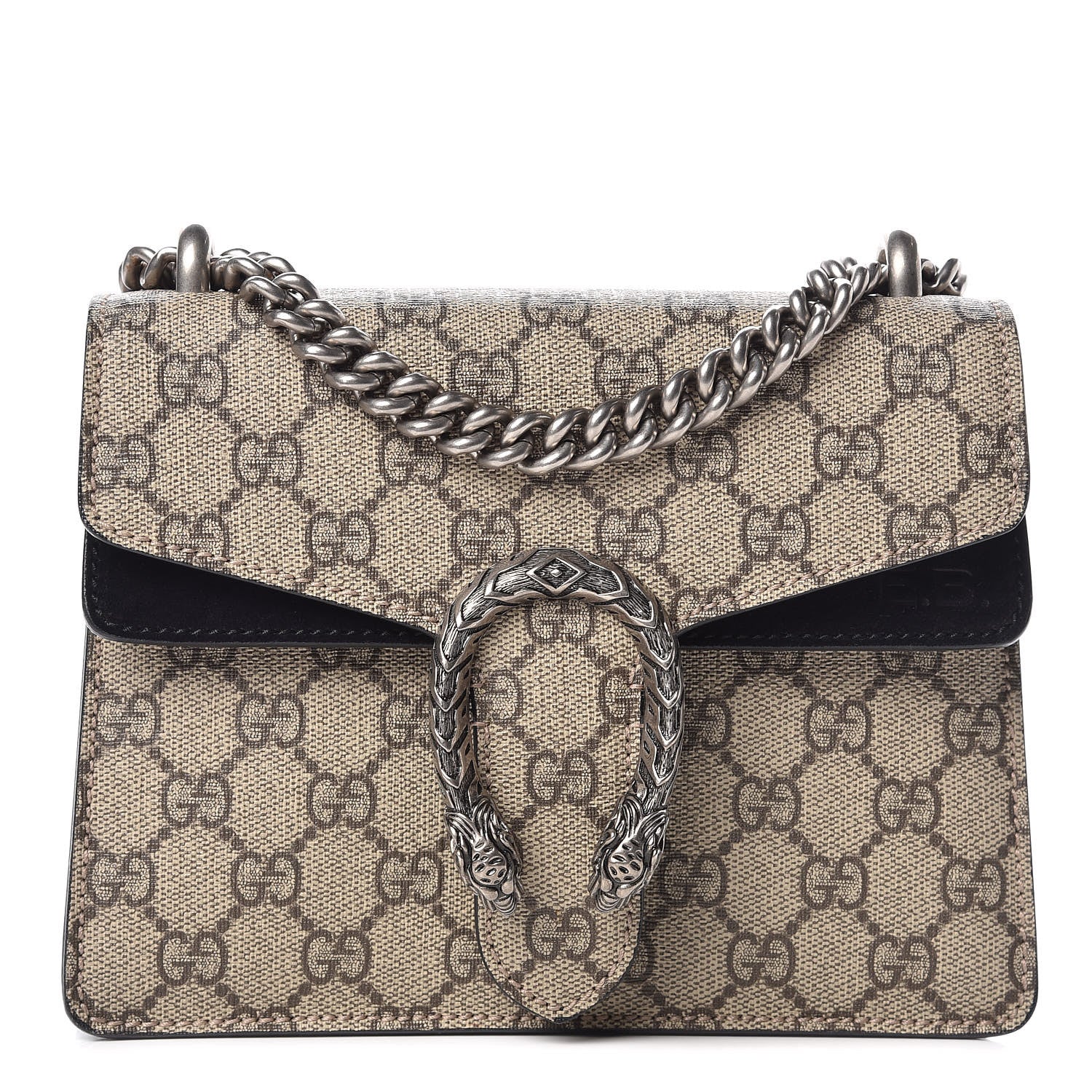 Gucci GG Supreme Monogram Mini Dionysus Shoulder Bag Black 1 of 17