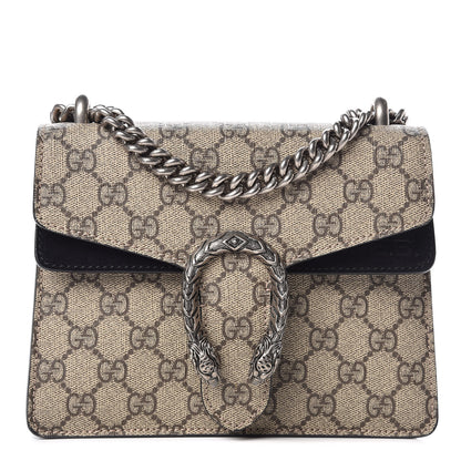 Gucci GG Supreme Monogram Mini Dionysus Shoulder Bag Black 1 of 17