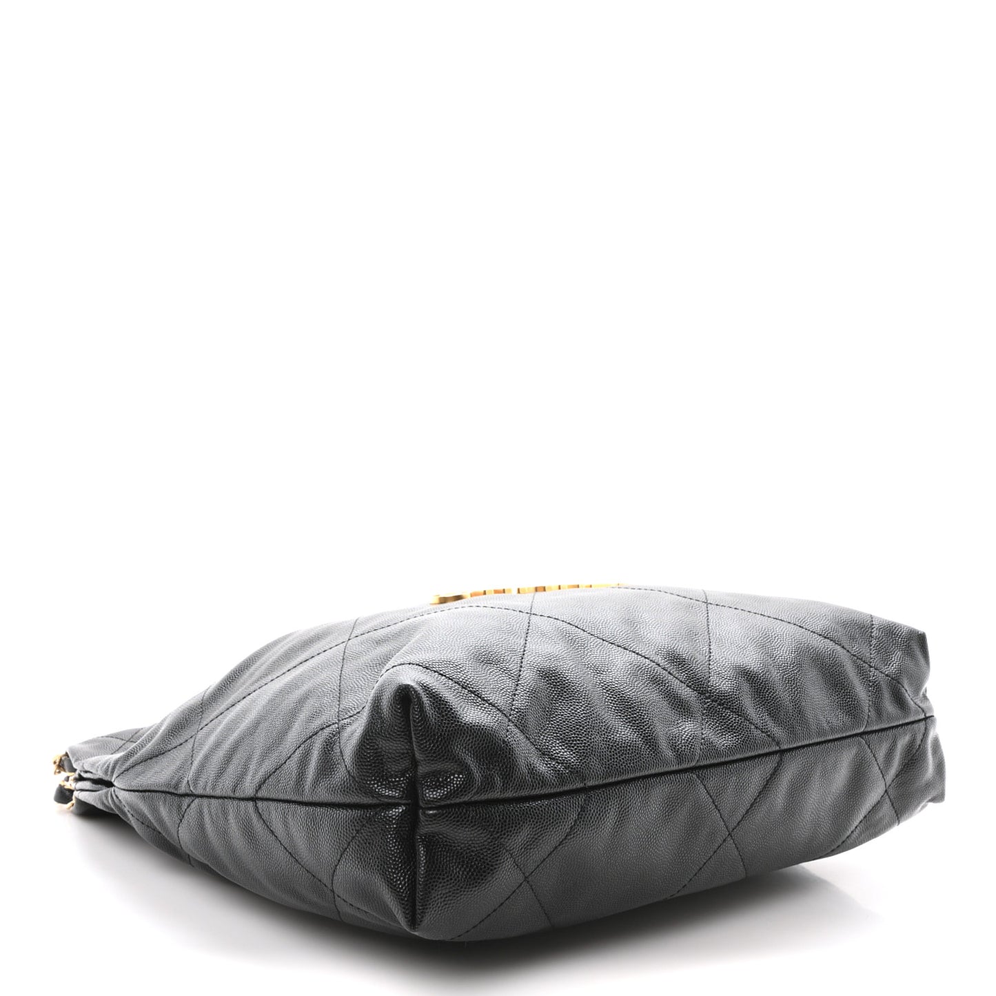 Shiny Caviar Quilted Small Chanel 22 Black