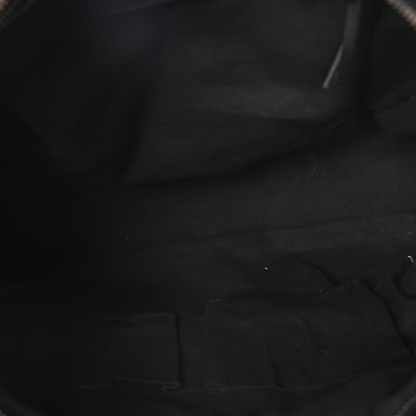Calfskin Twill Classic Hardware Perforated City Black White