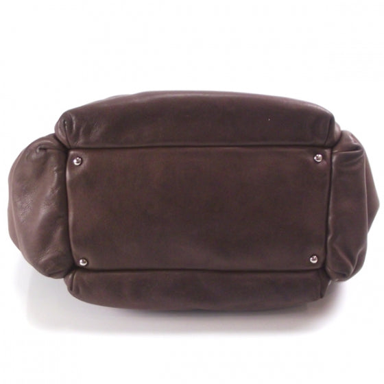 Chanel Lambskin Quilted Shoulder Bag Brown 4 of 11