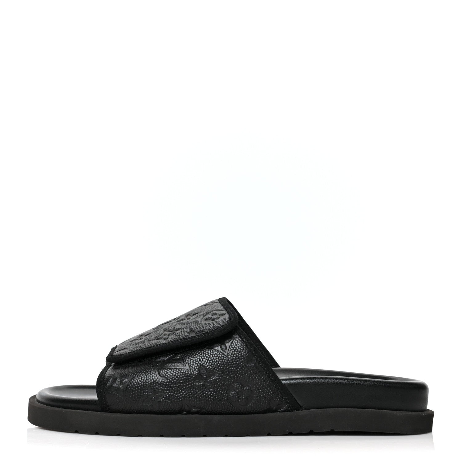 Louis Vuitton X NBA Calfskin Monogram Embossed Miami Mule 11 Black 1 of 7