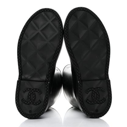 Chanel Caoutchouk CC High Boots 41 Black 5 of 8