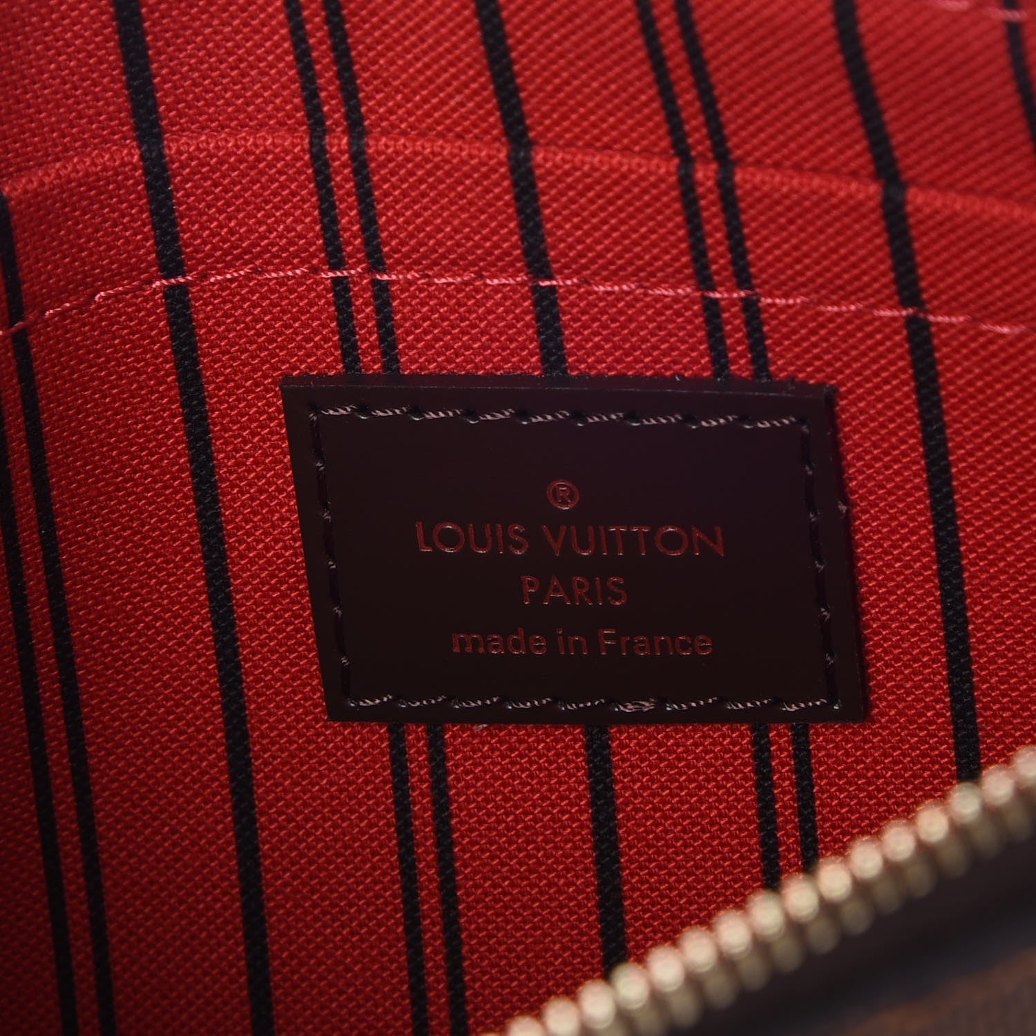 Louis Vuitton Damier Ebene Neverfull MM GM Pochette 6 of 7