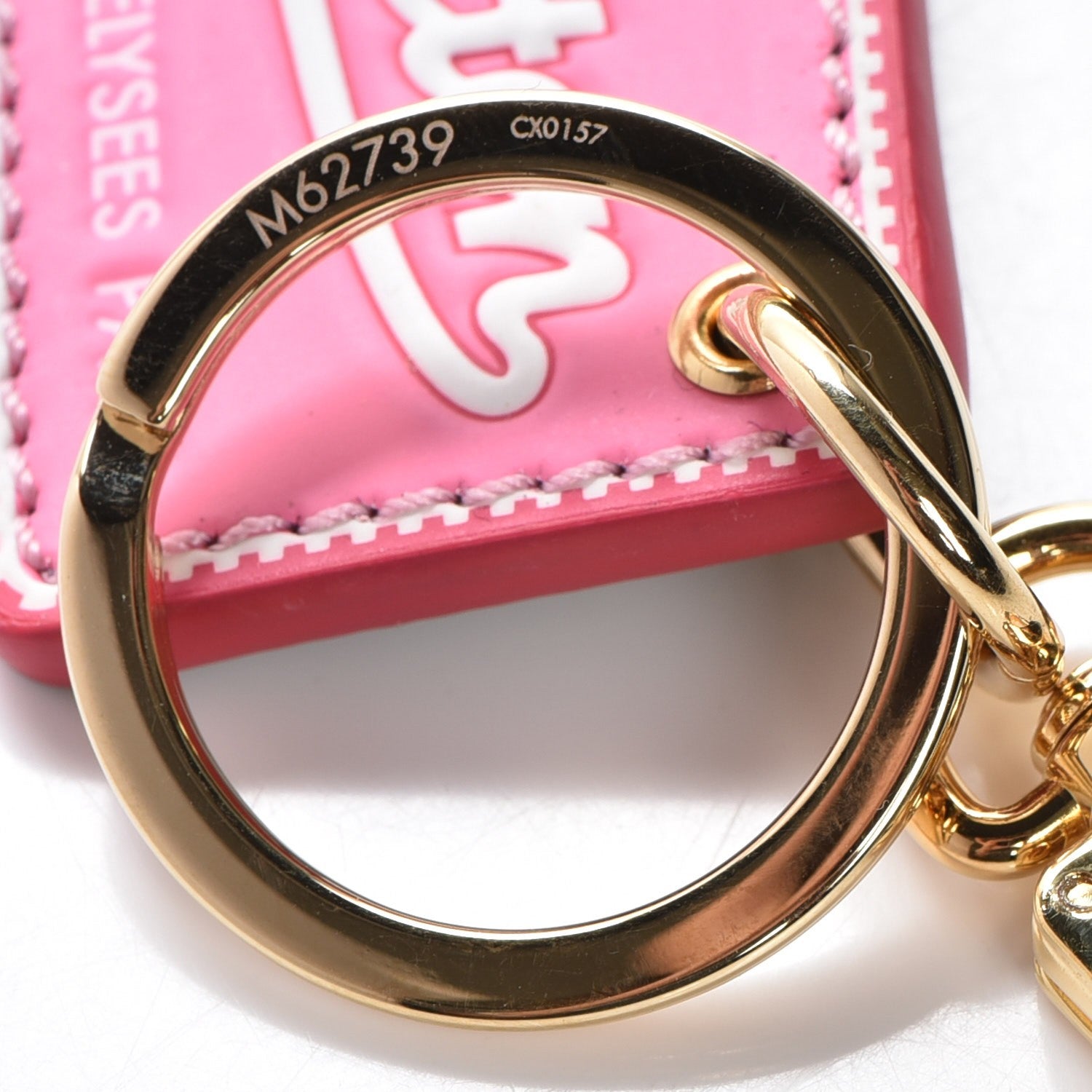 Louis Vuitton Calfskin World Tour BB Bag Charm Key Holder 4 of 6