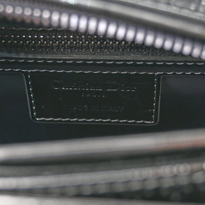 Christian Dior Patent Micro-Cannage Medium Lady Dior Onyx Black 6 of 9