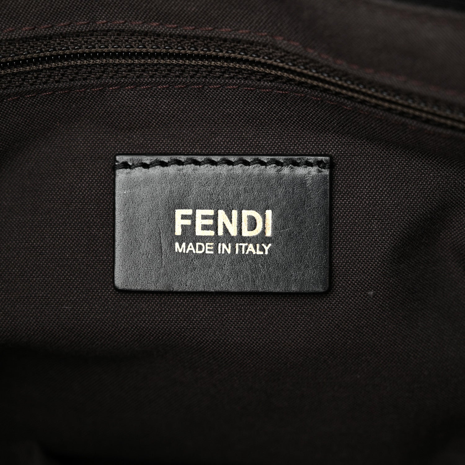 Fendi Zucca Enamel Mia Shoulder Flap Black 6 of 12