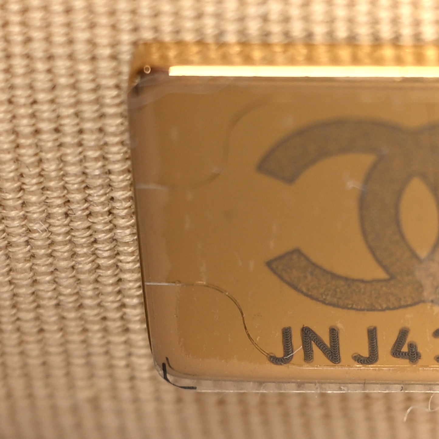 Lambskin Quilted Large Chanel 19 Flap Beige