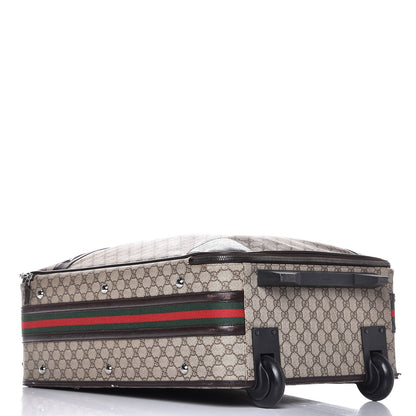 Gucci GG Plus Monogram Small Web Trolley Brown 4 of 41