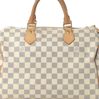 Louis Vuitton Damier Azur Speedy 30 8 of 19
