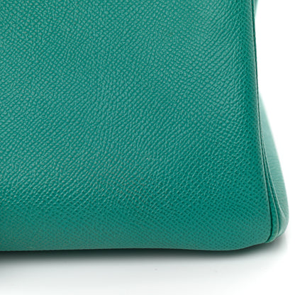Hermes Epsom Birkin 35 Bleu Paon 18 of 23