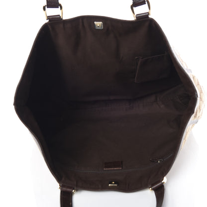 Gucci Monogram Large Abbey Tote Dark Brown 7 of 10