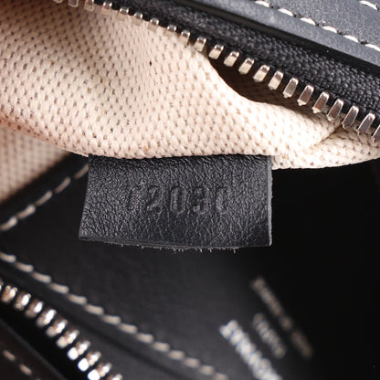 Moynat X KASING LUNG Calfskin Canvas M Labubu Boston Bag Black Multicolor 9 of 11
