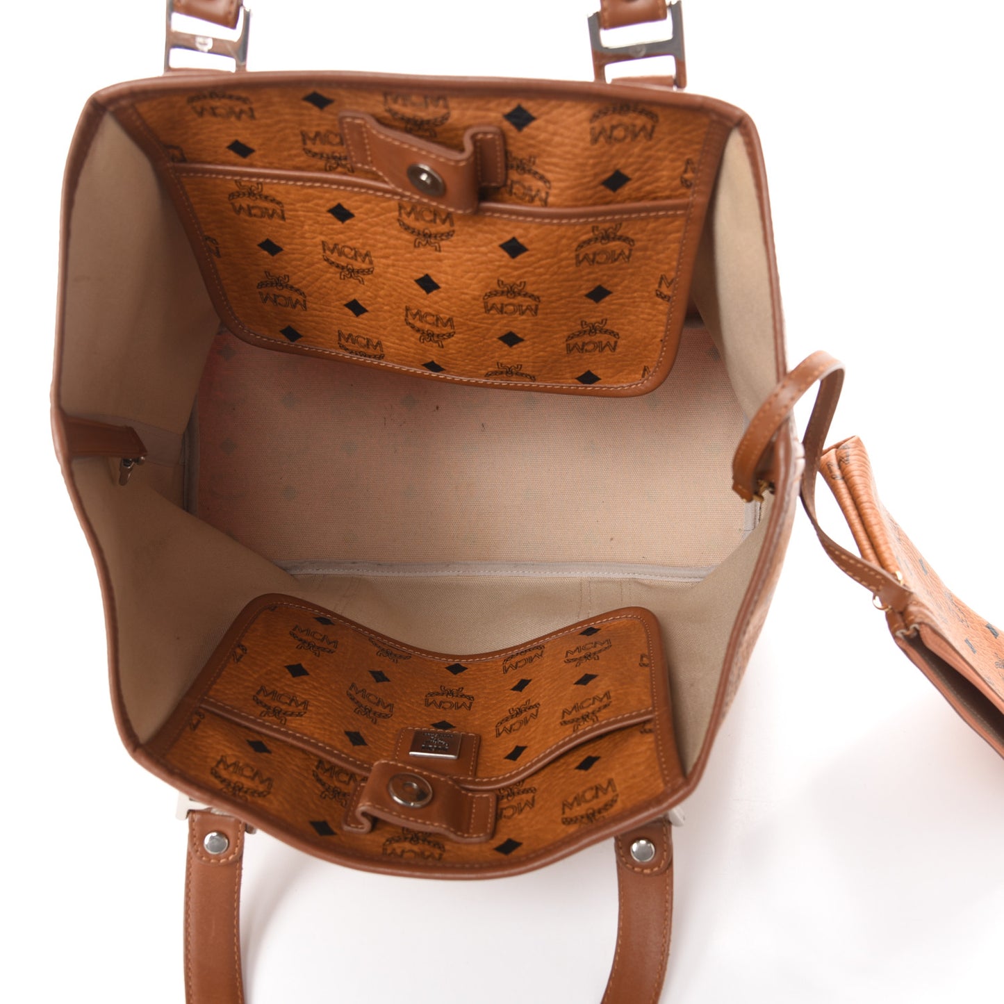 Visetos Shopping Tote Cognac