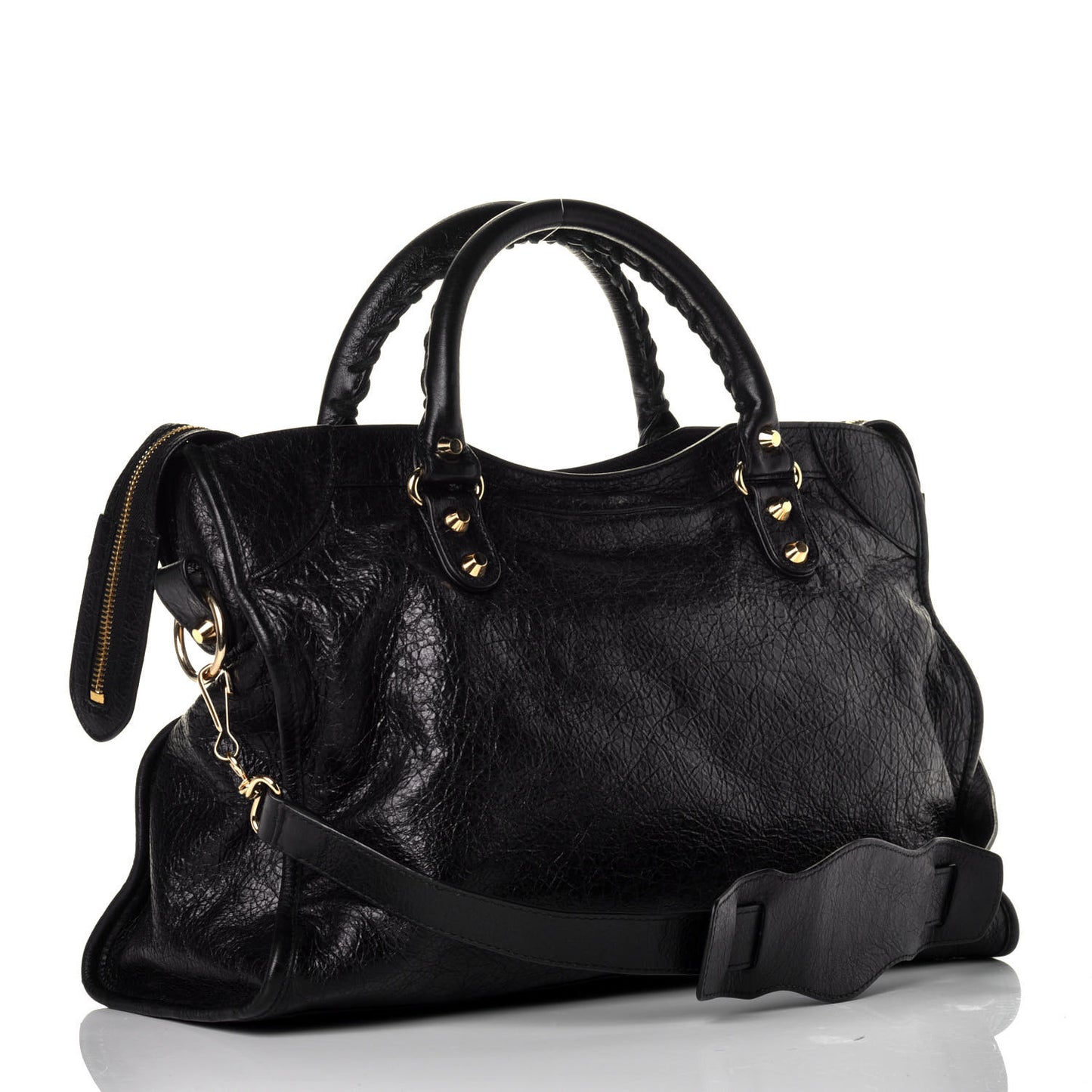 Agneau Classic Gold Hardware City Black