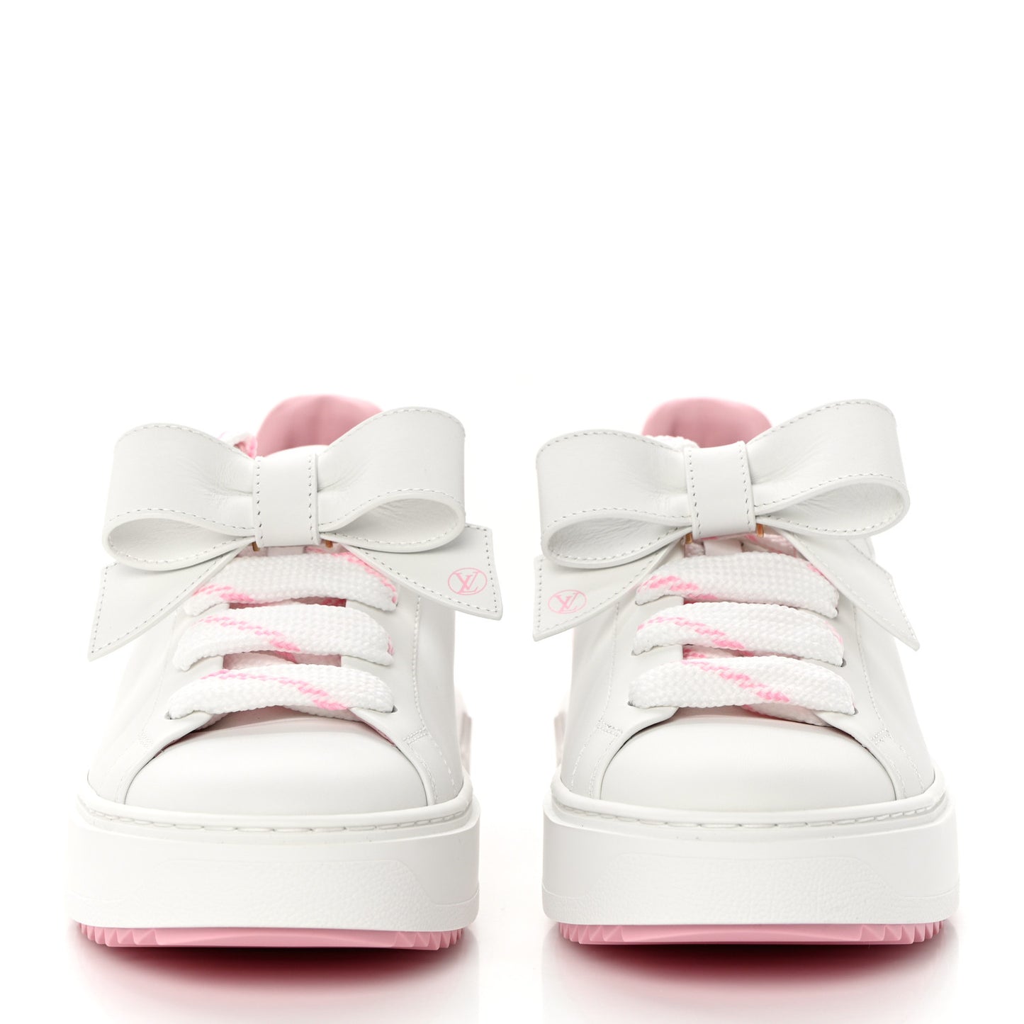 Time Out Bow Sneakers 37 White Pink