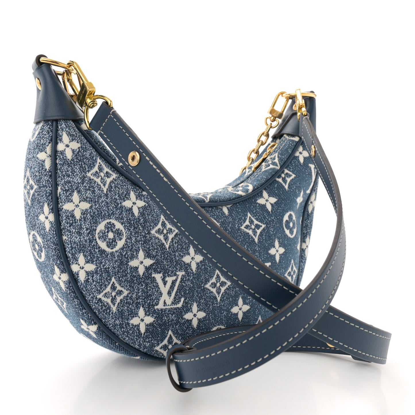 Monogram Jacquard Denim Loop Bleu