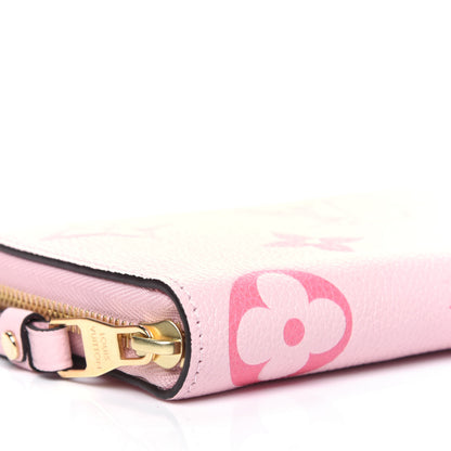 Louis Vuitton Empreinte Monogram Giant By The Pool Zippy Wallet Bouton De Rose 12 of 14