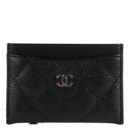 Chanel Caviar Quilted Card Holder Black 1 of 9