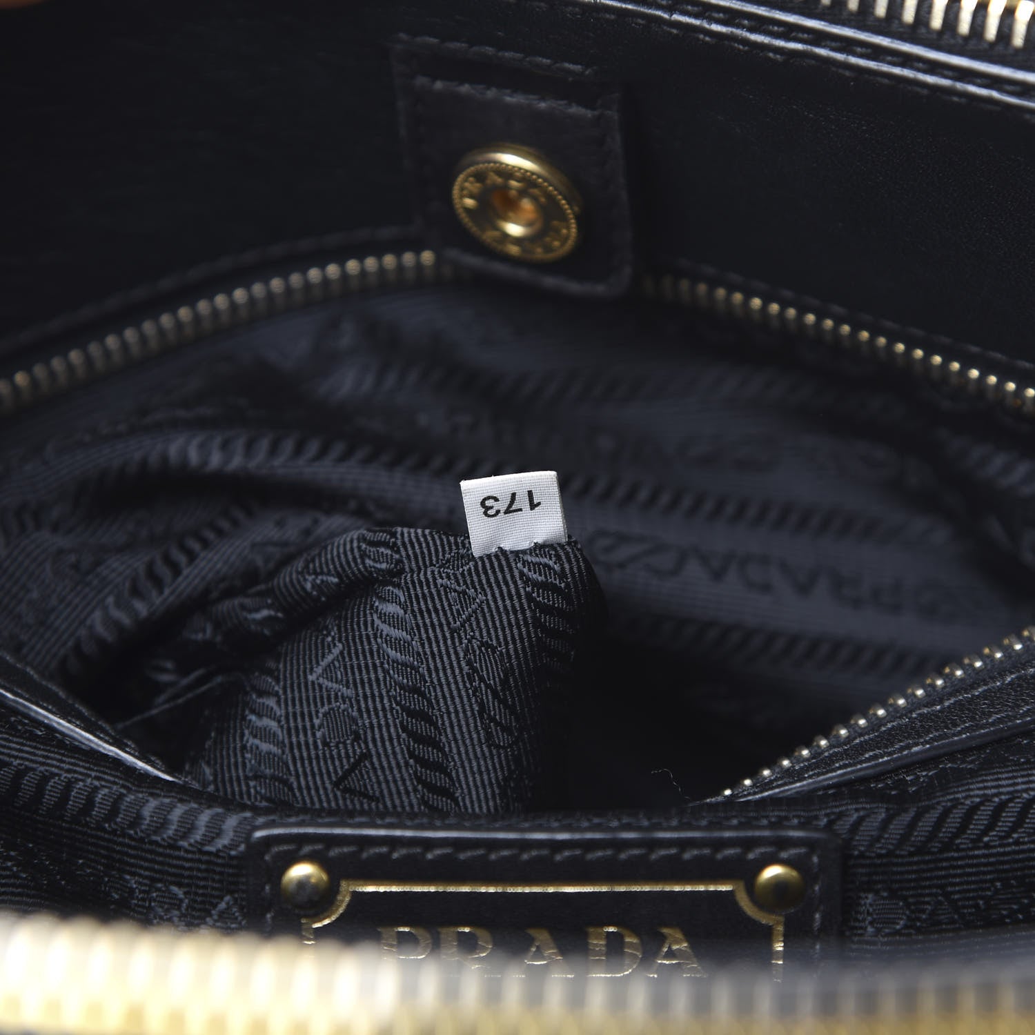 Prada Soft Calfskin Tote Black 7 of 10
