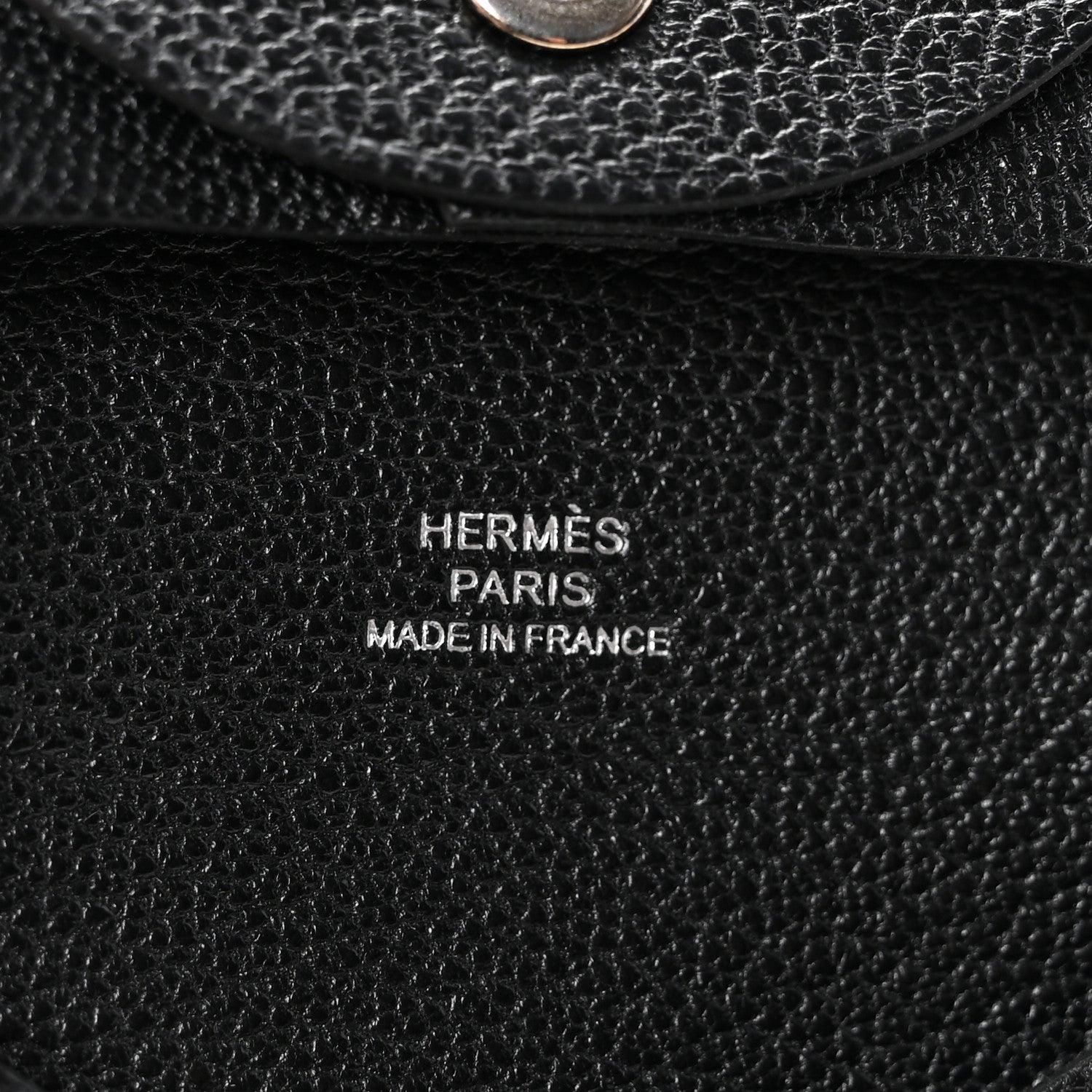 Hermes Chevre Mysore Bastia Coin Purse Black 6 of 6
