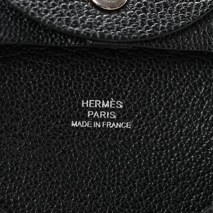 Hermes Chevre Mysore Bastia Coin Purse Black 6 of 6