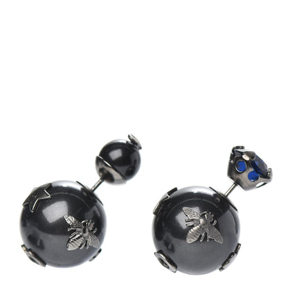 Christian Dior Mise En Dior Tribal Bee Earrings Black 1 of 5