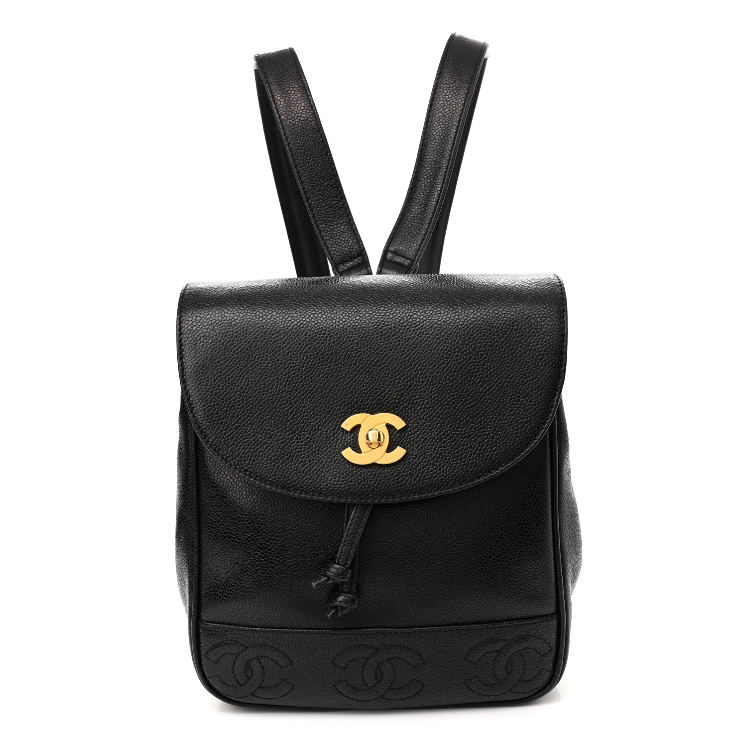 Chanel Caviar CC Backpack Black 1 of 9