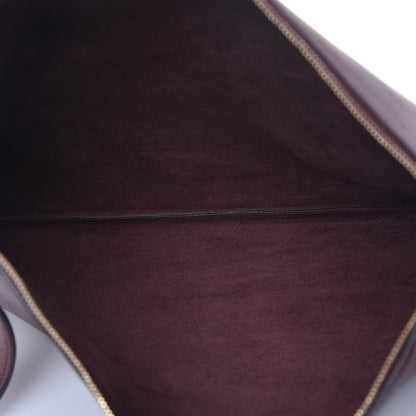 Celine Natural Calfskin Flat Bag Burgundy 5 of 10