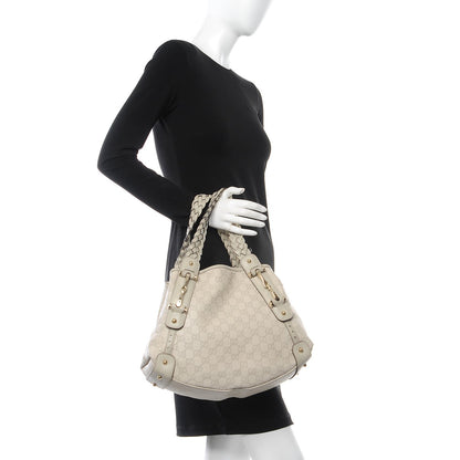 Gucci Guccissima Small Pelham Shoulder Bag Off White 2 of 10