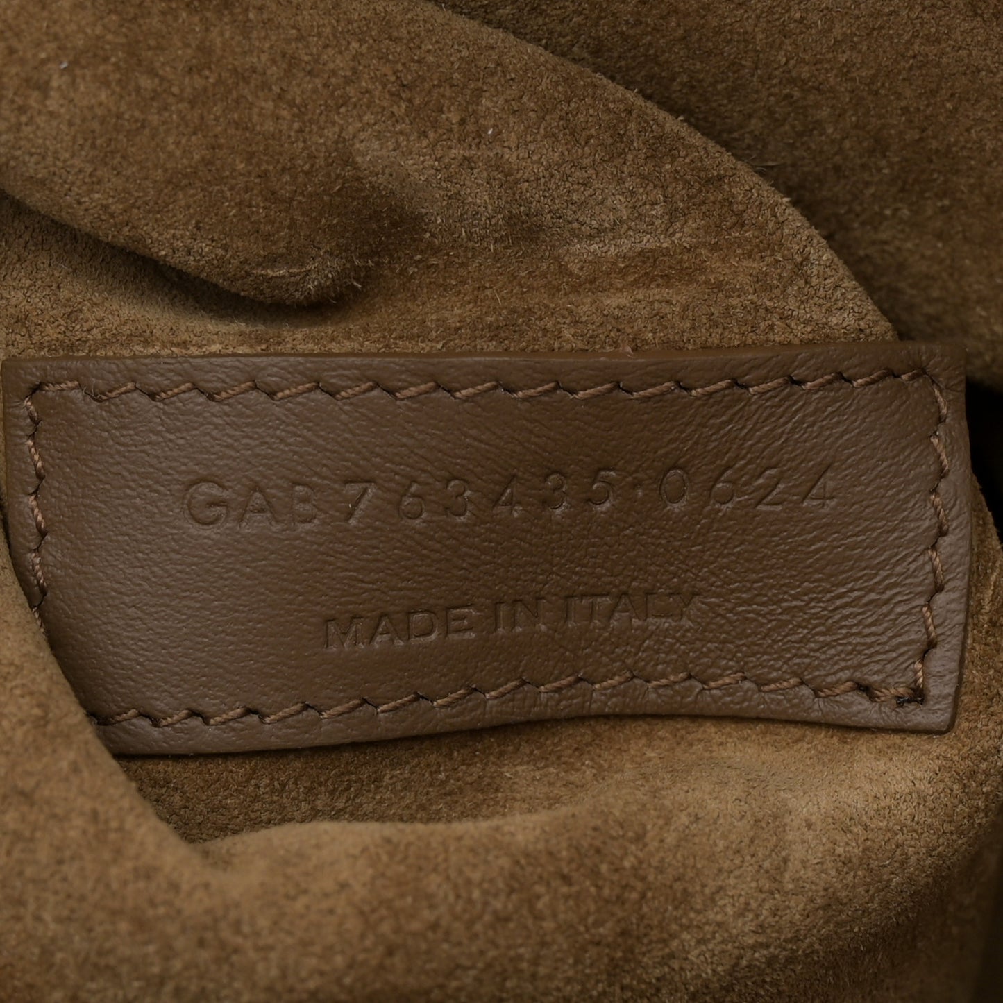 Suede Le 5 A 7 Bea Tote Caramel Cognac